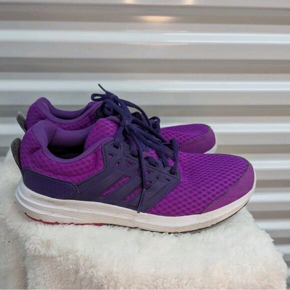 adidas Shoes - Adidas Galaxy 3 Women's Size 7 Purple Athletic Sneakers Trainers Cloudfoam